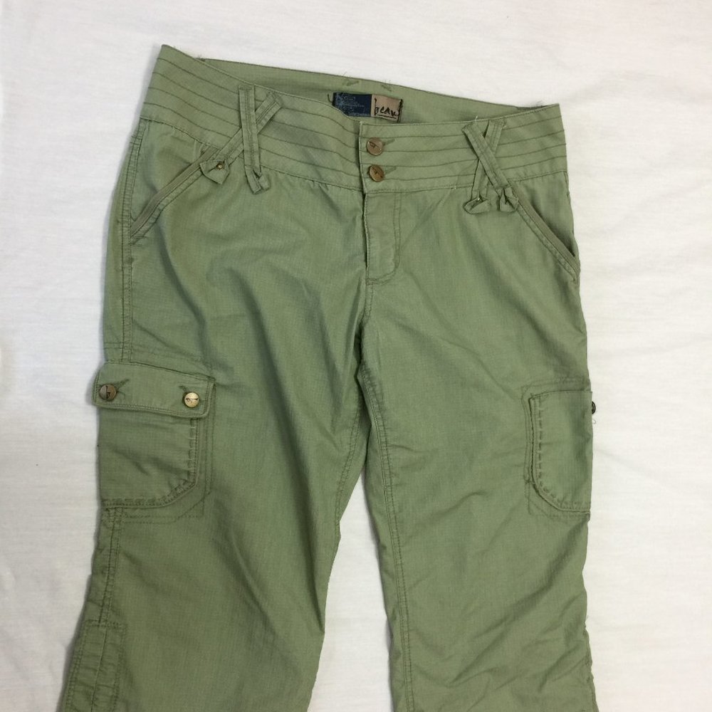 🐢🐢🐢 BEAU WOMENS CARGO CAPRIS PANTS SIZE 10 🐢🐢🐢